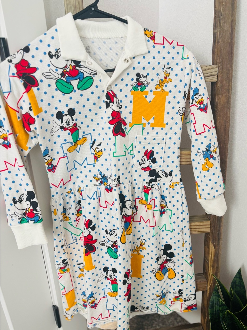 Vintage Mickey & Friends Youth Dress❤️🖤